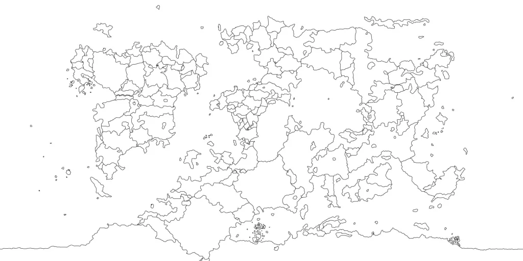 Drawing of the map of Dinetrikia - About SDCHG